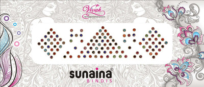 

Sunaina VIVAH COLLECTION FOREHEAD Multicolor Bindis(Fancy Design)
