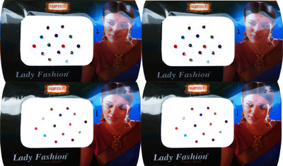 

Lady Fashion Amarpali Crystals 2911201608 Forehead Multicolor Bindis(Kundan)