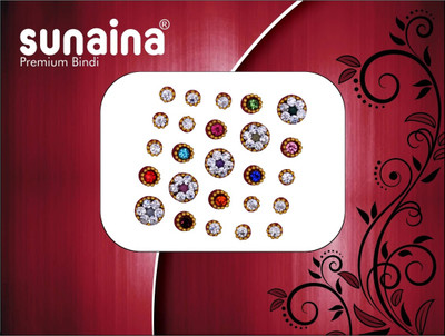 

Sunaina PREMIUM COLLECTION FOREHEAD Multicolor Bindis(Fancy Design)