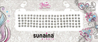 Sunaina VIVAH COLLECTION FOREHEAD White Bindis(Fancy Design)