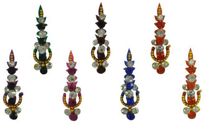 

Instabuyz Stylish Designer Forehead Multicolor Bindis(Fancy Bindi)
