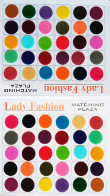 

Lady Fashion Matching Plaza 2510201607 Forehead Multicolor Bindis(Plain)