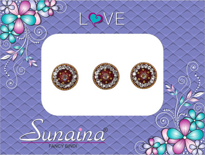 

Sunaina Love Collection Forehead Maroon Bindis(Fancy Design)
