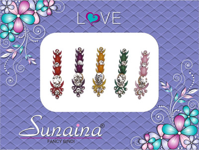 

Sunaina Love Collection Forehead Multicolor Bindis(Fancy Design)