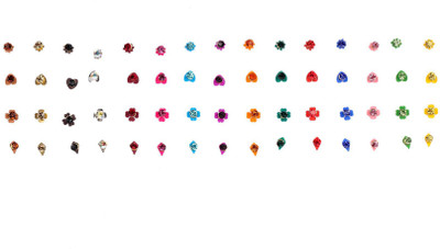 

Instabuyz Precious Stone Women's & Girl's Multicolor Bindis(Fancy Design)