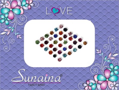 

Sunaina Love Diamond Collection Forehead Multicolor Bindis(Fancy Design)