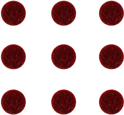 

Vidhya Kangan Store Plain Bindi Forehead Red Bindis(Everyday use)