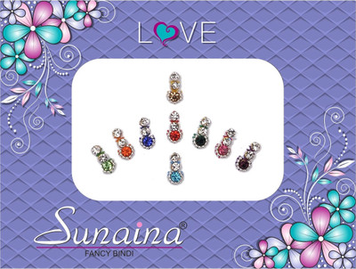 

Sunaina Love Collection Forehead Multicolor Bindis(Fancy Design)