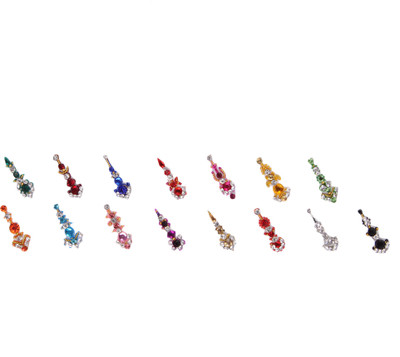 

Instabuyz PRECIOUS STONES FOREHEAD Multicolor Bindis(Fancy Design)