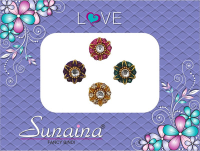 

Sunaina Love Collection Forehead Multicolor Bindis(Fancy Design)