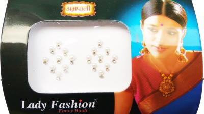 

Lady Fashion Amarpali White Pearl 2901201701 Forehead White Bindis(Pearl)