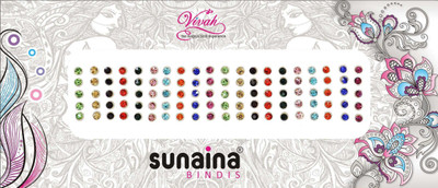 

Sunaina VIVAH COLLECTION FOREHEAD Multicolor Bindis(Fancy Design)