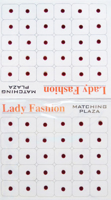 

Lady Fashion Matching Plaza Forehead Maroon Bindis(Stick On)