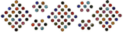

Sunaina VIVAH COLLECTION FOREHEAD Multicolor Bindis(Fancy Design)