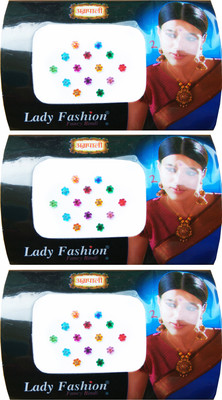 

Lady Fashion Amarpali Collection 1912201605 Forehead Multicolor Bindis(Stone)