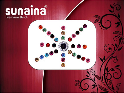 

Sunaina PREMIUM COLLECTION FOREHEAD Multicolor Bindis(Fancy Design)