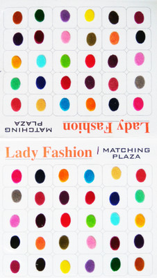 

Lady Fashion Matching Plaza 1111201619 Forehead Multicolor Bindis(Stick on)