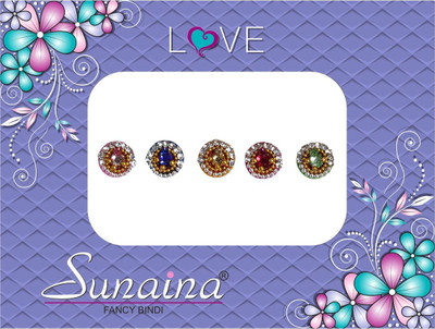 

Sunaina Love Collection Forehead Multicolor Bindis(Fancy Design)