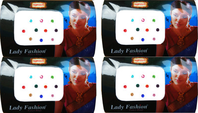 

Lady Fashion Amarpali Crystals 2911201611 Forehead Multicolor Bindis(Kundan)