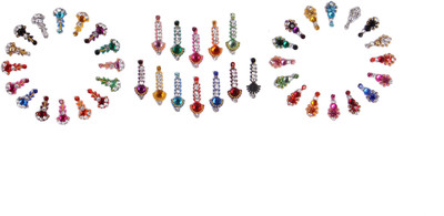 

Instabuyz Precious Stones FOREHEAD Multicolor Bindis(Fancy Design)