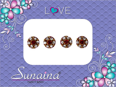 

Sunaina Love Collection Forehead Maroon Bindis(Fancy Design)