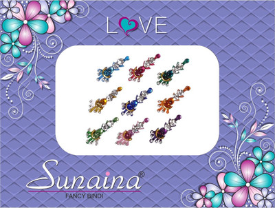 

Sunaina Love Collection Forehead Multicolor Bindis(Fancy Design)