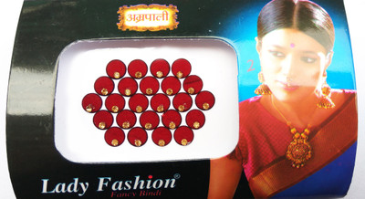 

Lady Fashion LCD Parwati 2901201702 Forehead Maroon Bindis(Parwati)