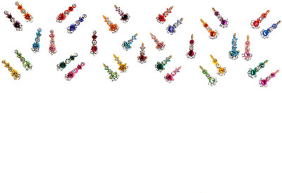 

Instabuyz Precious stone Women's & Girl's Multicolor Bindis(Everyday use)