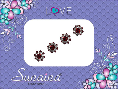 

Sunaina Love Collection Forehead Maroon Bindis(Fancy Design)