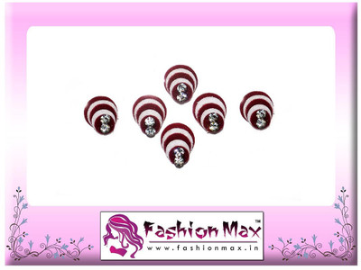 

Fashion Max Highly Decorative Pleasant Design Forehead Red Bindis(Fancy Design)