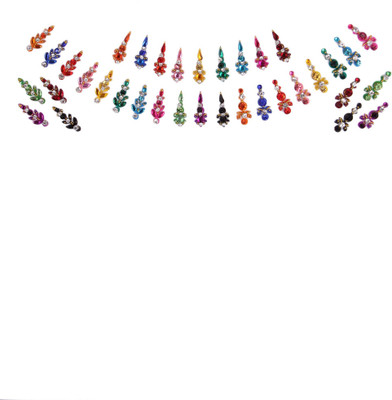 

Instabuyz PRECIOUS STONES FOREHEAD Multicolor Bindis(Fancy Design)