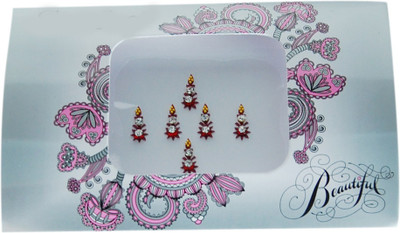 

Anahi Princess Forehead Multicolor Bindis(Marathi Mulgi)