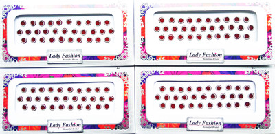 

Lady Fashion Beautiful Bridal 0502201715 Forehead Maroon Bindis(Stick on)