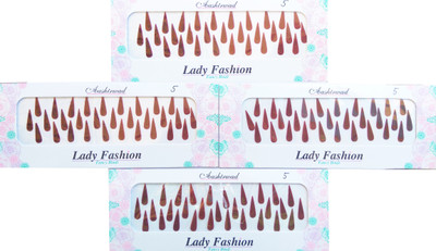 

Lady Fashion Ashirwaad Tilaks 0303201705 Forehead Maroon Bindis(Stick on)