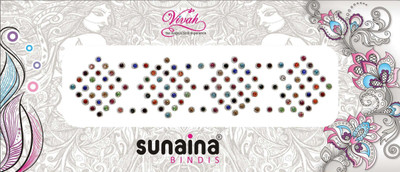 

Sunaina VIVAH COLLECTION FOREHEAD Multicolor Bindis(Fancy Design)