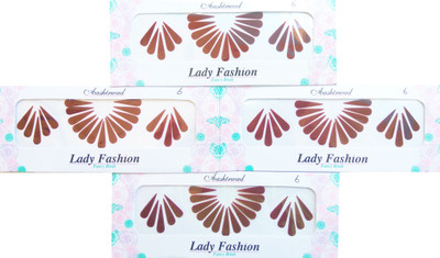 

Lady Fashion Ashirwaad Tilaks 0303201706 Forehead Maroon Bindis(Stick on)