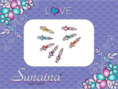 

Sunaina Love Collection Forehead Multicolor Bindis(Fancy Design)