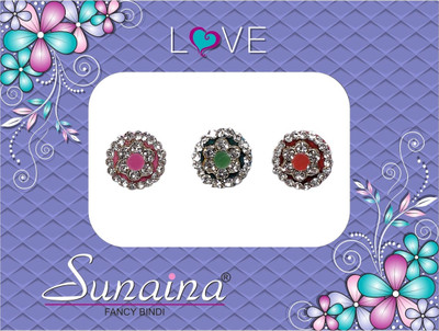 

Sunaina Love Collection Forehead Multicolor Bindis(Fancy Design)