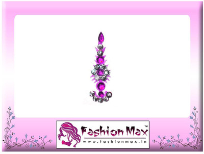 

Fashion Max Highly Decorative Fansy Long Tikka Bindi Forehead Purple Bindis(Fancy Design)