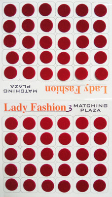 

Lady Fashion Matching Plaza 1111201603 Forehead Maroon Bindis(Stick on)