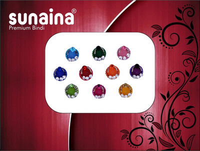 

Sunaina PREMIUM COLLECTION FOREHEAD Multicolor Bindis(Fancy Design)