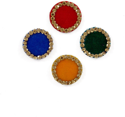 

Instabuyz Golden Stones FOREHEAD Multicolor Bindis(FANCY BINDI)