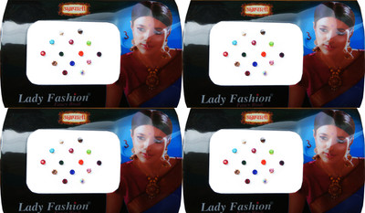 

Lady Fashion Amarpali Crystals 2911201603 Forehead Multicolor Bindis(Kundan)