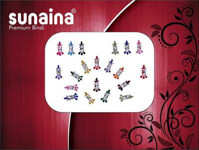 

Sunaina Premium Collection Forehead Multicolor Bindis(Fancy Design)