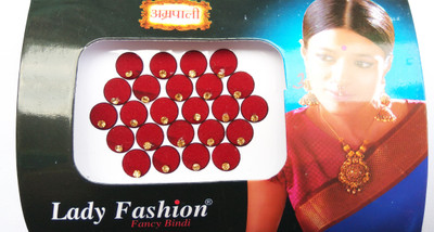 

Lady Fashion LCD Parwati 2901201703 Forehead Maroon Bindis(Parwati)