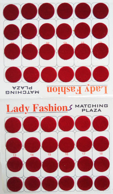 

Lady Fashion Matching Plaza 1111201605 Forehead Maroon Bindis(Stick on)