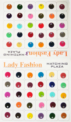 

Lady Fashion Matching Plaza 1111201613 Forehead Multicolor Bindis(Stick on)