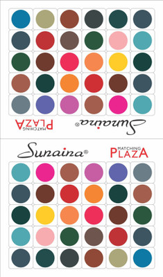

Sunaina Matching Plaza Size-2 Forehead Multicolor Bindis(Fancy Design)