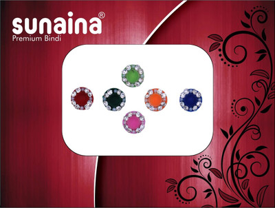 

Sunaina Premium Collection Forehead Multicolor Bindis(Fancy Design)