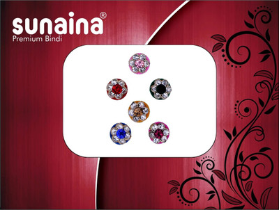 

Sunaina PREMIUM COLLECTION FOREHEAD Multicolor Bindis(Fancy Design)